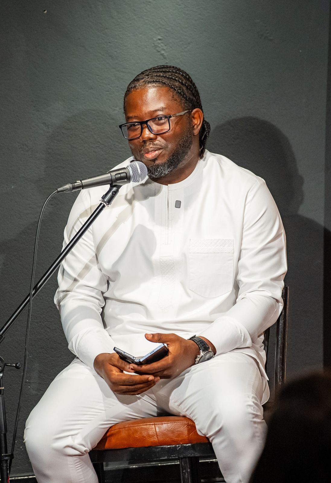 IyamAtuahene at the microphone.